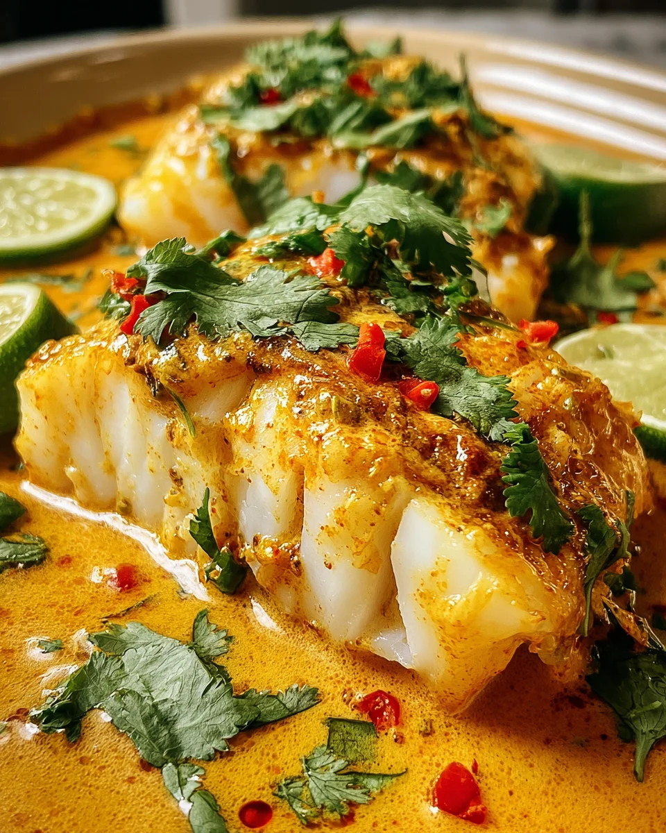 Coconut Curry Baked Cod Coconut