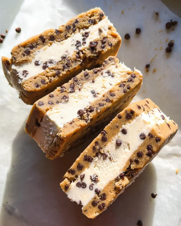 Cookie Dough Vegan Ice Cream Sandwiches (Easy + No-Bake!)