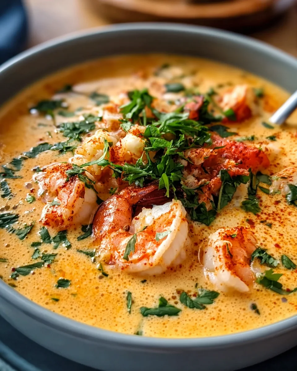 Crab and Shrimp Seafood Bisque Crab