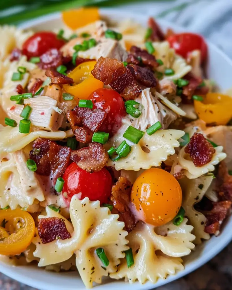Crack Chicken Pasta Salad