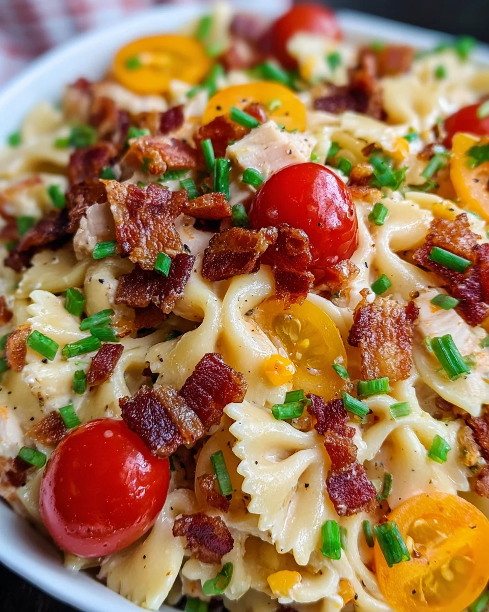 Crack Chicken Pasta Salad Crack