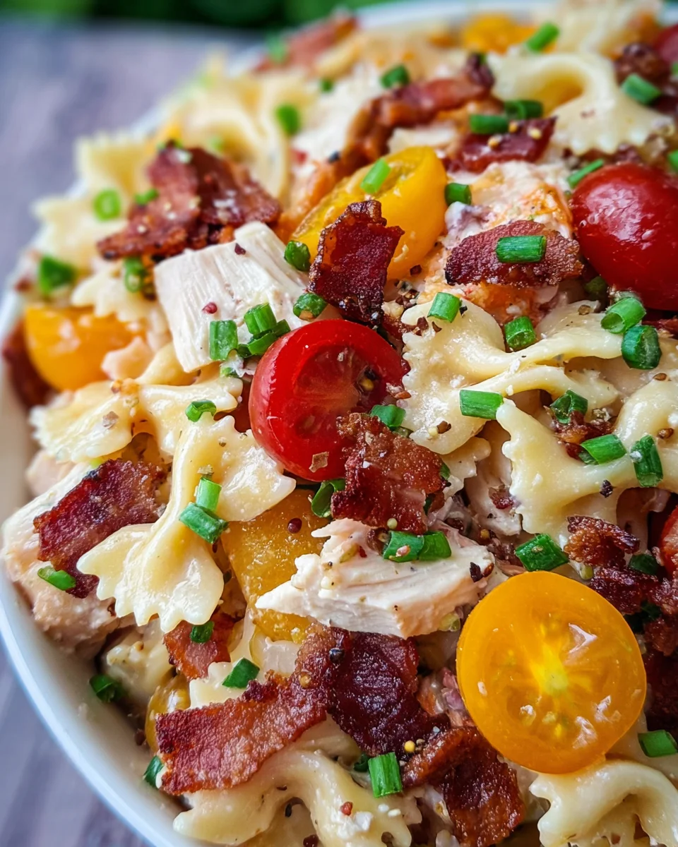Crack Chicken Pasta Salad Crack