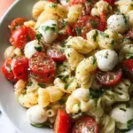 Creamy Caprese Pasta Salad Creamy Caprese Pasta Salad