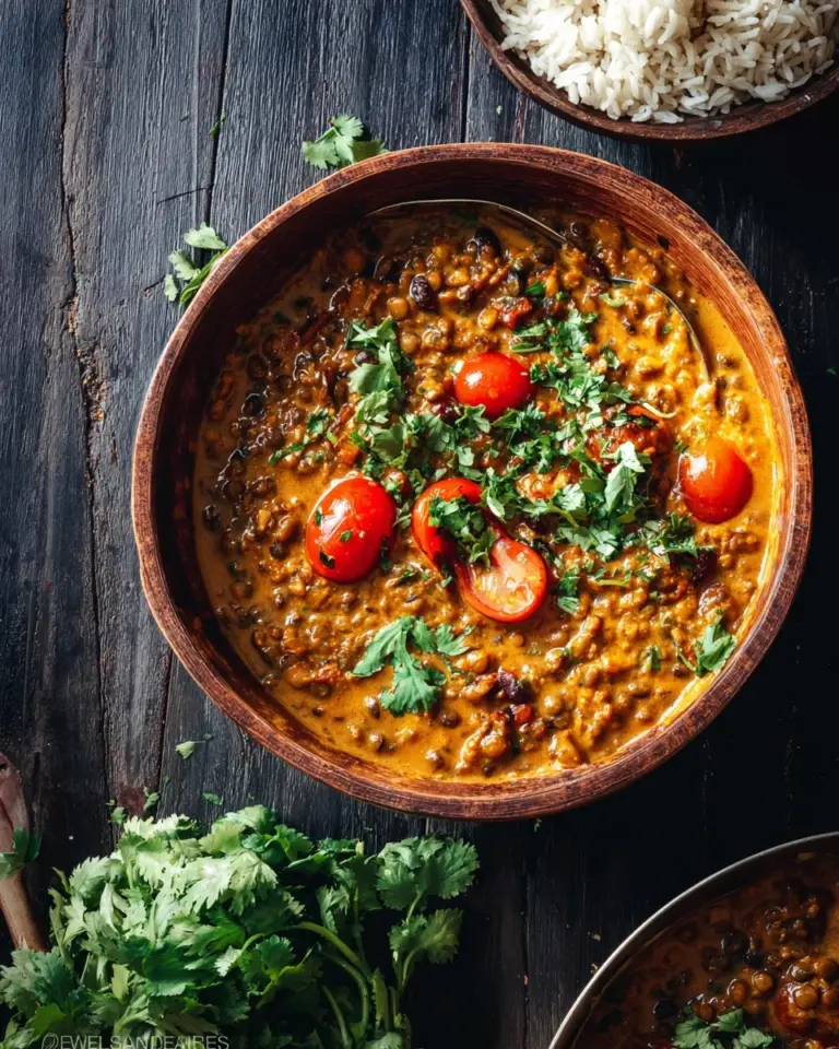 Creamy Coconut Lentil Curry Recipe