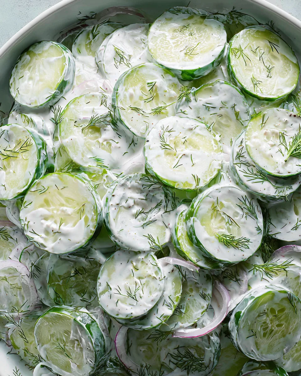 Creamy Cucumber Salad