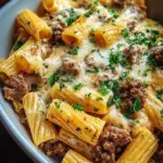 Creamy Parmesan Beef Rigatoni Creamy Parmesan Beef Rigatoni