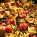 Creamy Tortellini with Tomatoes Creamy Tortellini with Tomatoes