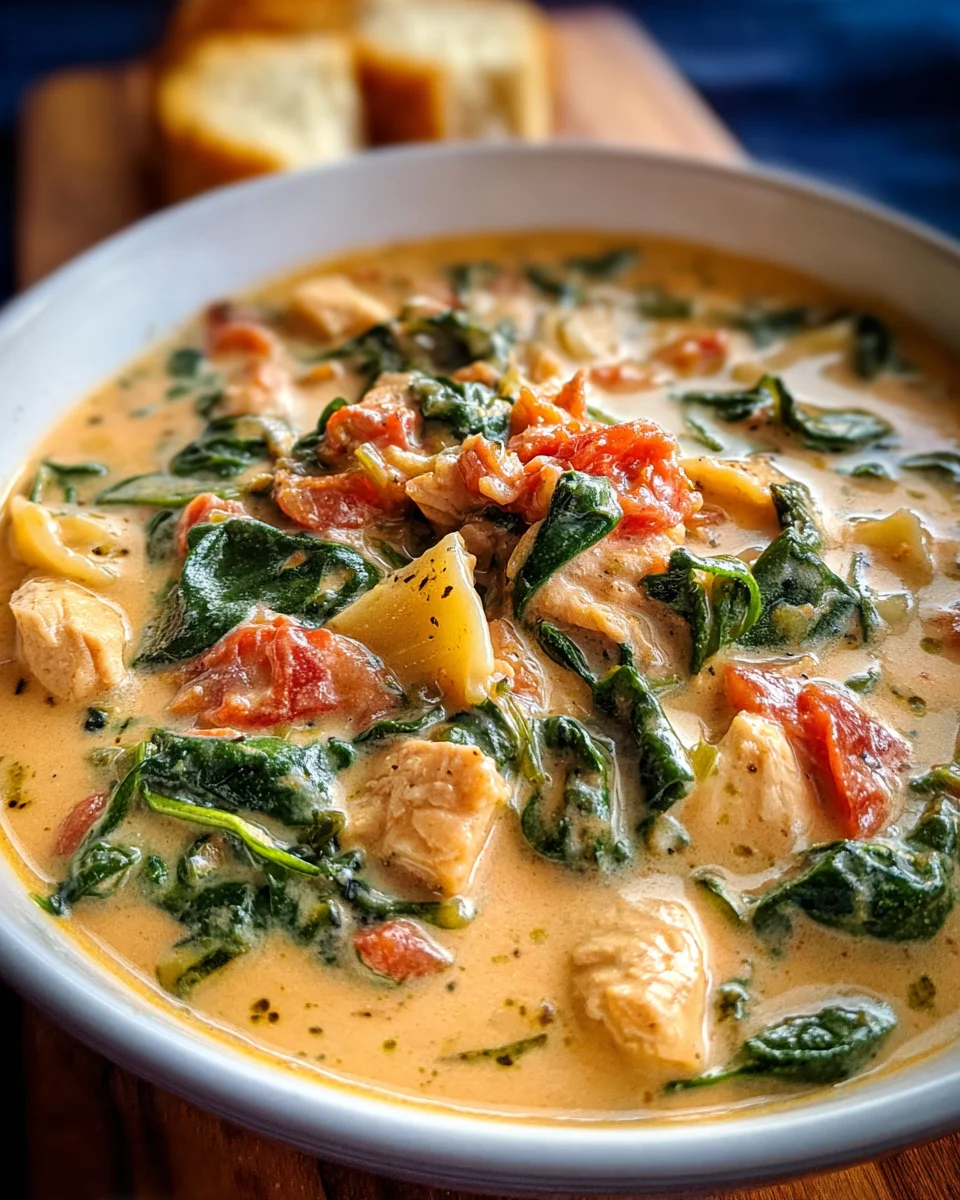 Creamy Tuscan Chicken Soup Creamy