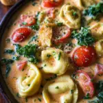 Creamy Tuscan Tortellini Soup Creamy Tuscan Tortellini Soup
