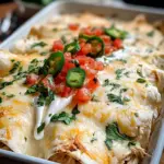 Creamy White Chicken Enchiladas