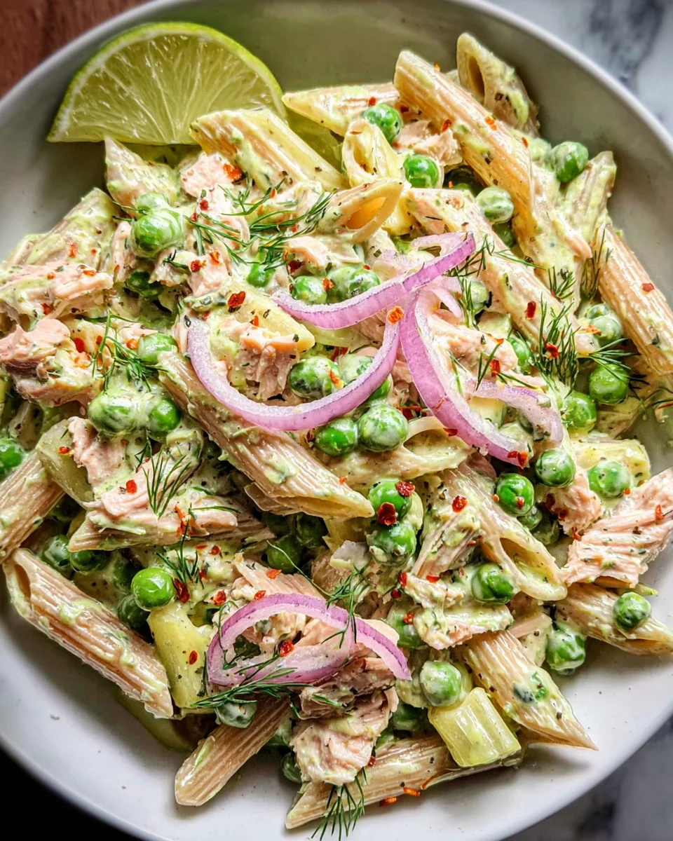 Creamy and Healthy Tuna Pasta Salad Creamy