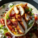 Crispy Chicken Bacon Ranch Wrap Crispy Chicken Bacon Ranch Wrap