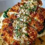 Crispy Parmesan Chicken with a Rich Garlic Sauce Crispy Parmesan Chicken with a Rich Garlic Sauce