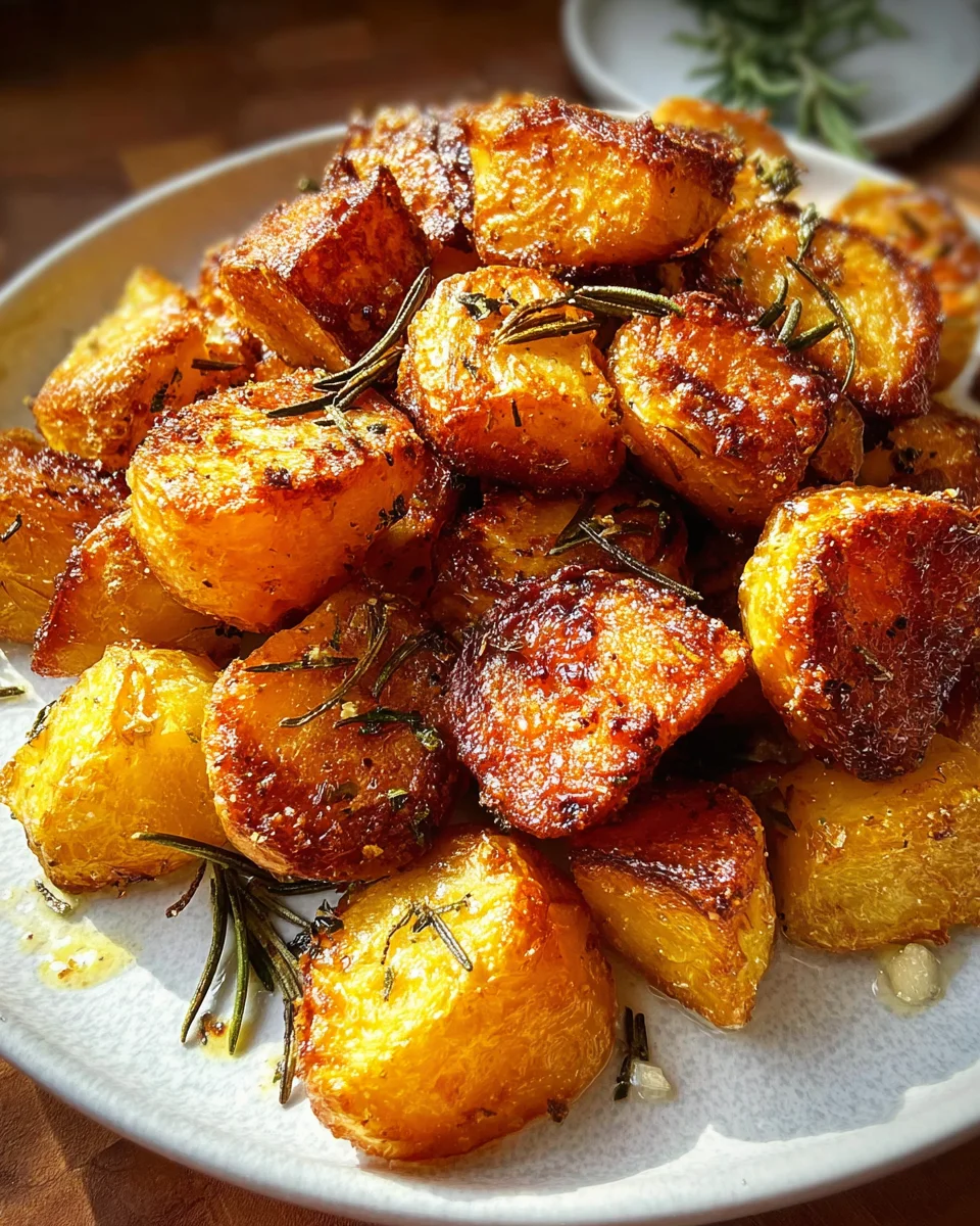 Crispy Roast Potatoes with Rosemary and Garlic - Whole30