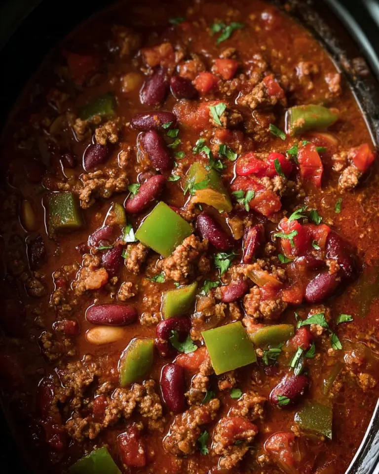 Crock Pot Chili Recipe