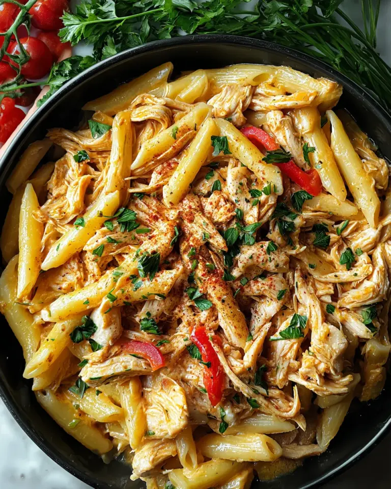 Crock Pot Creamy Cajun Chicken Pasta