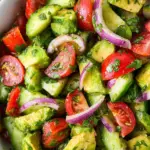 Cucumber Tomato Avocado Salad