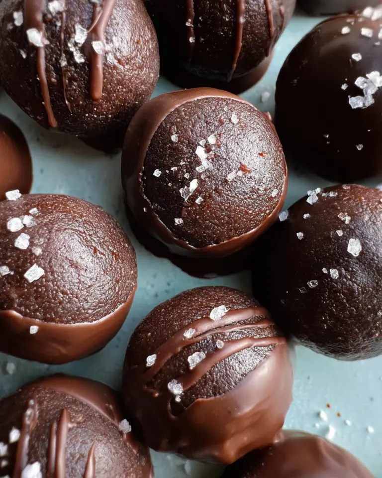 Dark Chocolate Protein Balls (No Bake, Low Carb)