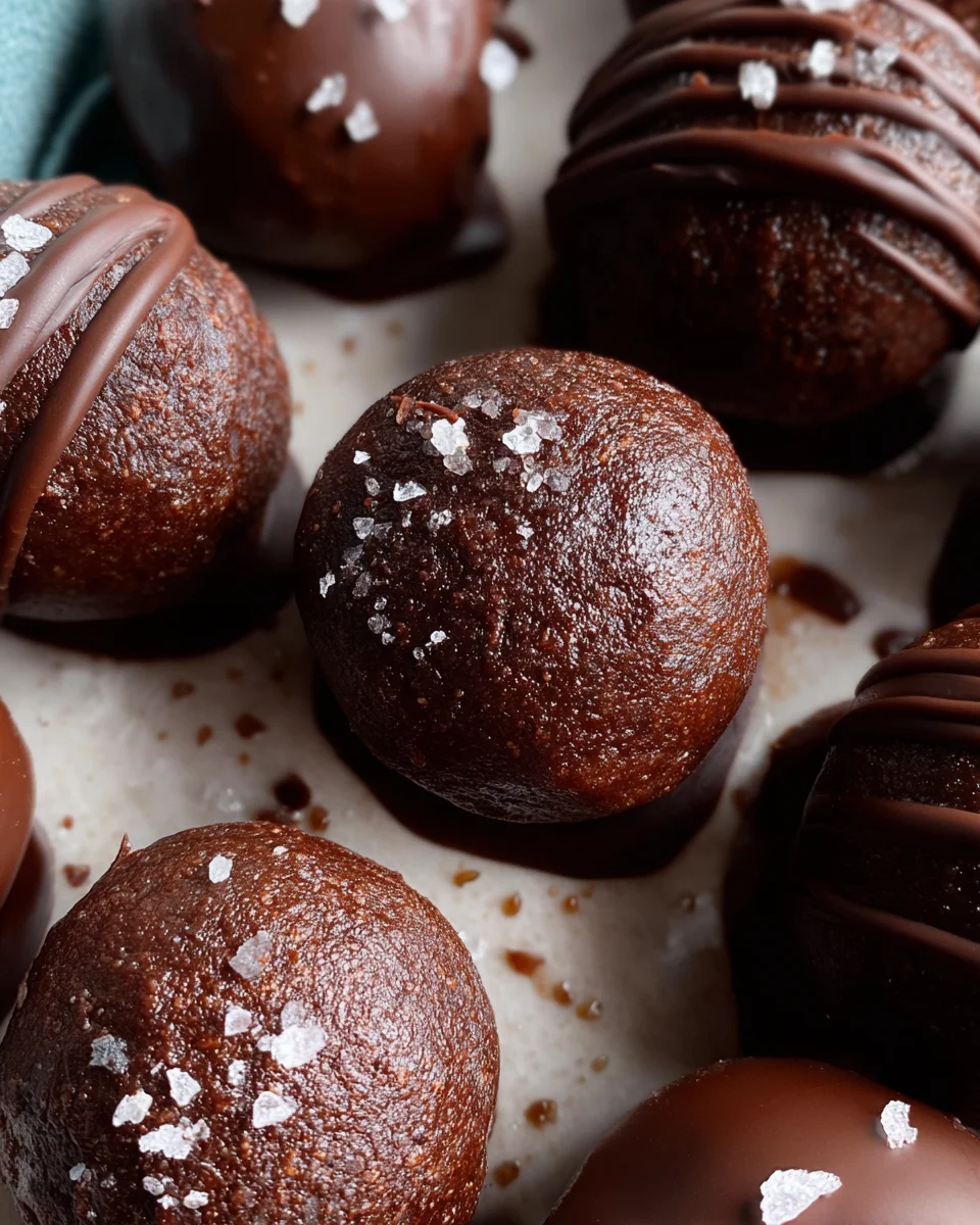 Dark Chocolate Protein Balls (No Bake, Low Carb) Dark