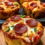 Deep Dish Pizza Cupcakes Deep Dish Pizza Cupcakes
