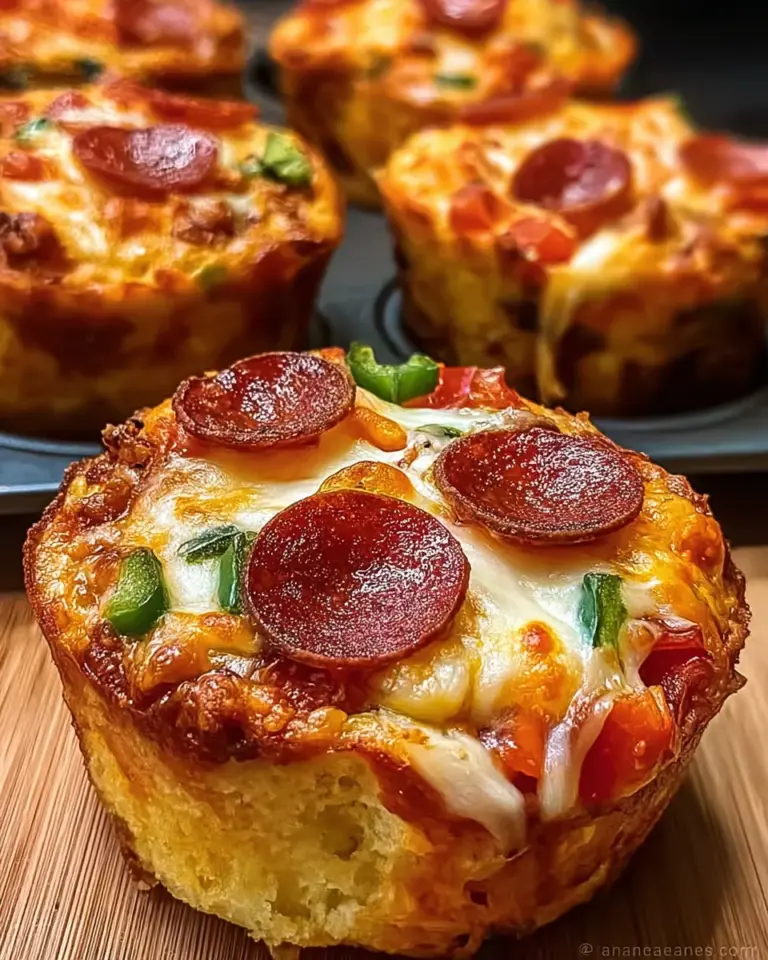 Deep Dish Pizza Cupcakes