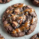 Double Chocolate Salted Caramel Cookies Double Chocolate Salted Caramel Cookies
