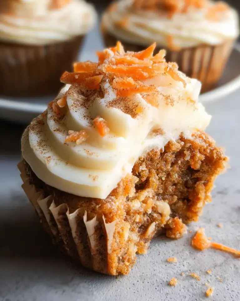 Easy Carrot Cake Cupcakes