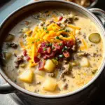 Easy Cheeseburger Soup