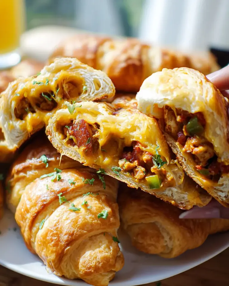 Easy Cheesy Chicken-Filled Crescents