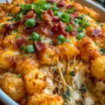 Easy Chicken Bacon Ranch Tater Tot Casserole Easy Chicken Bacon Ranch Tater Tot Casserole