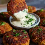 Easy Lentil Patties (with Lemon Tahini Dip) Easy Lentil Patties (with Lemon Tahini Dip)