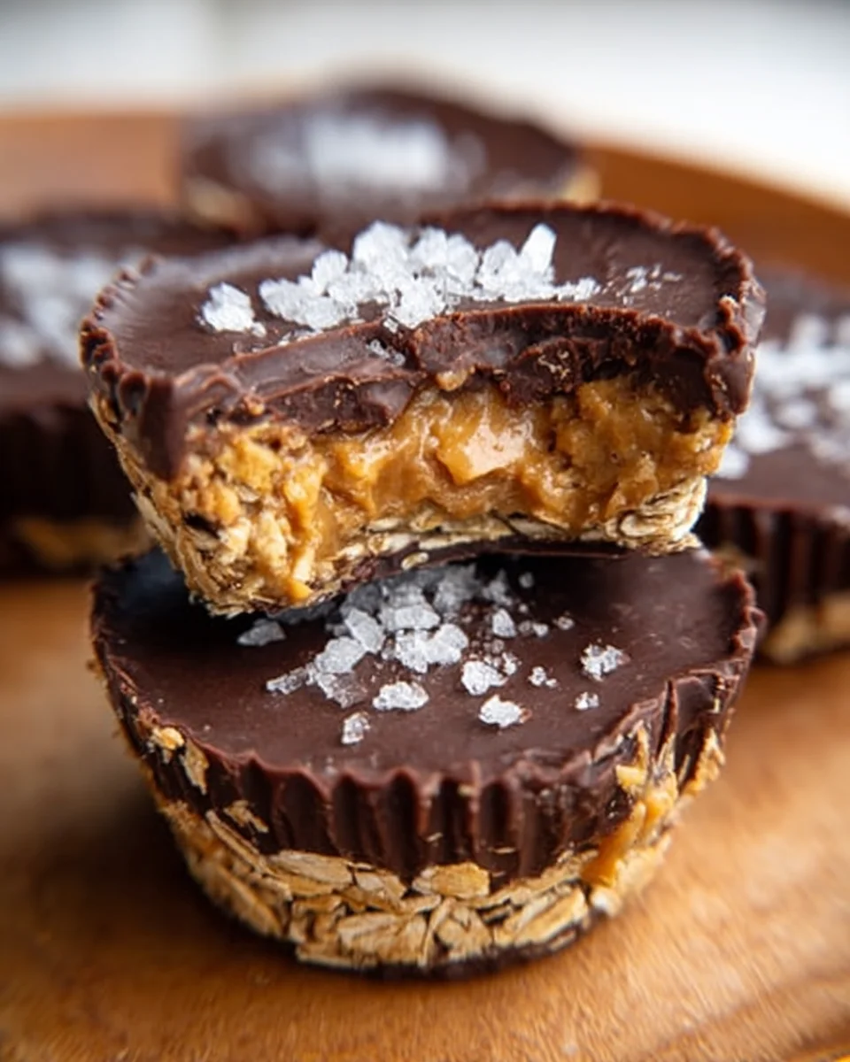 Easy No Bake Peanut Butter Oat Cups Easy