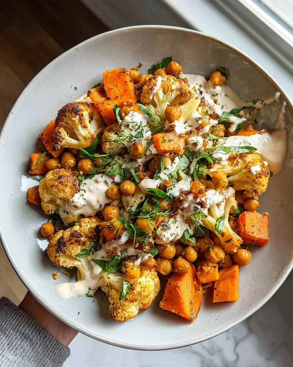 Easy Nourish Bowl Recipe with Tahini Yogurt Dressing 39 Easy