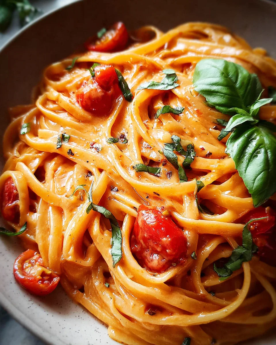 Easy One Pot Creamy Tomato Pasta Easy