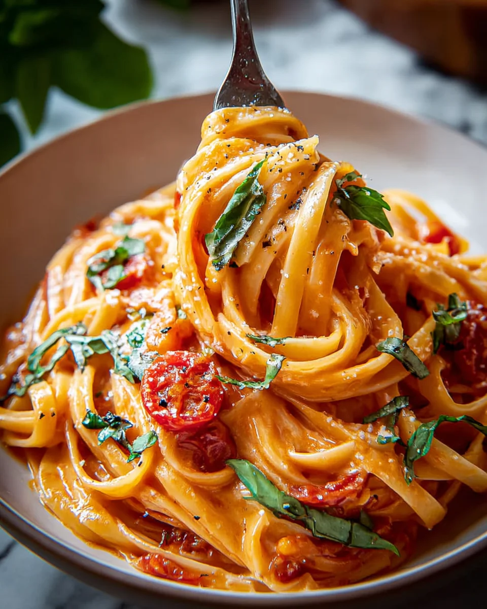 Easy One Pot Creamy Tomato Pasta Easy