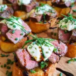 Easy Steak Crostini (with Horseradish Sauce)