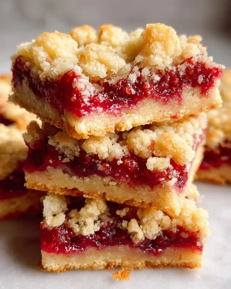 Fabulous Five Ingredient Raspberry Bars