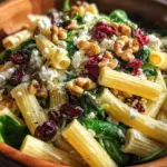 Feta & Cranberry Rigatoni Salad with Lemon Vinaigrette Feta & Cranberry Rigatoni Salad with Lemon Vinaigrette