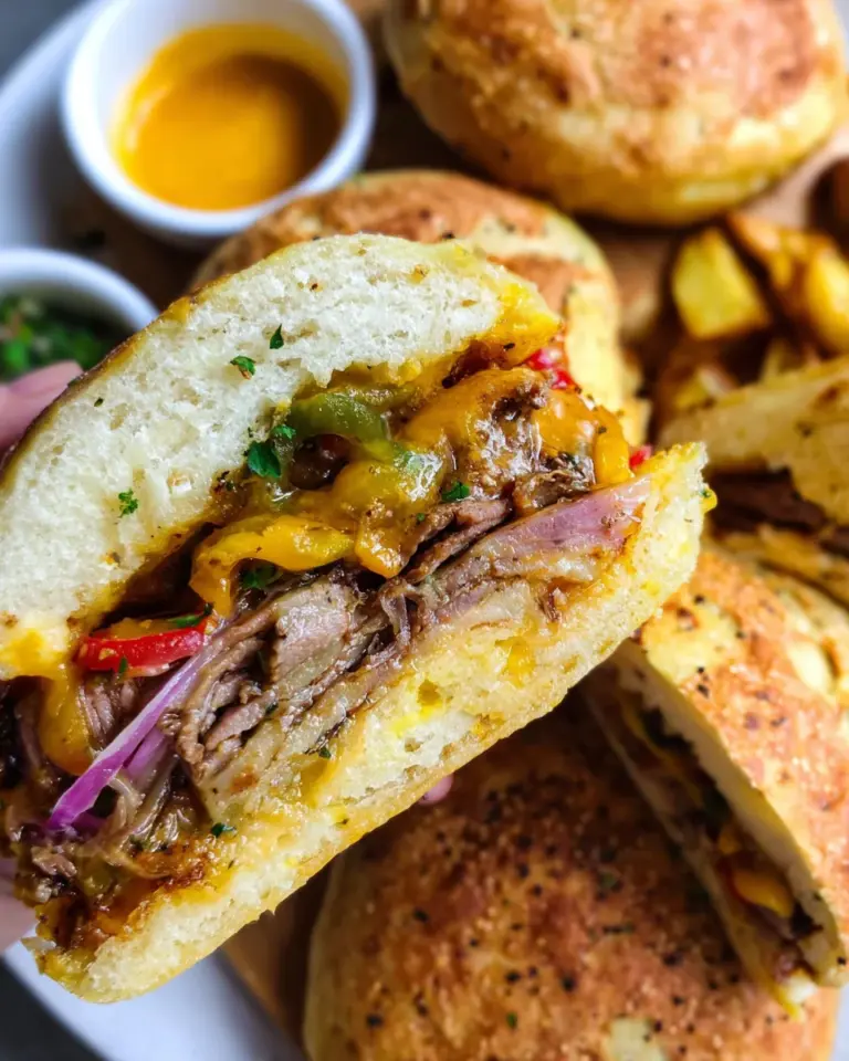 Fluffy Pan Bread With Beef