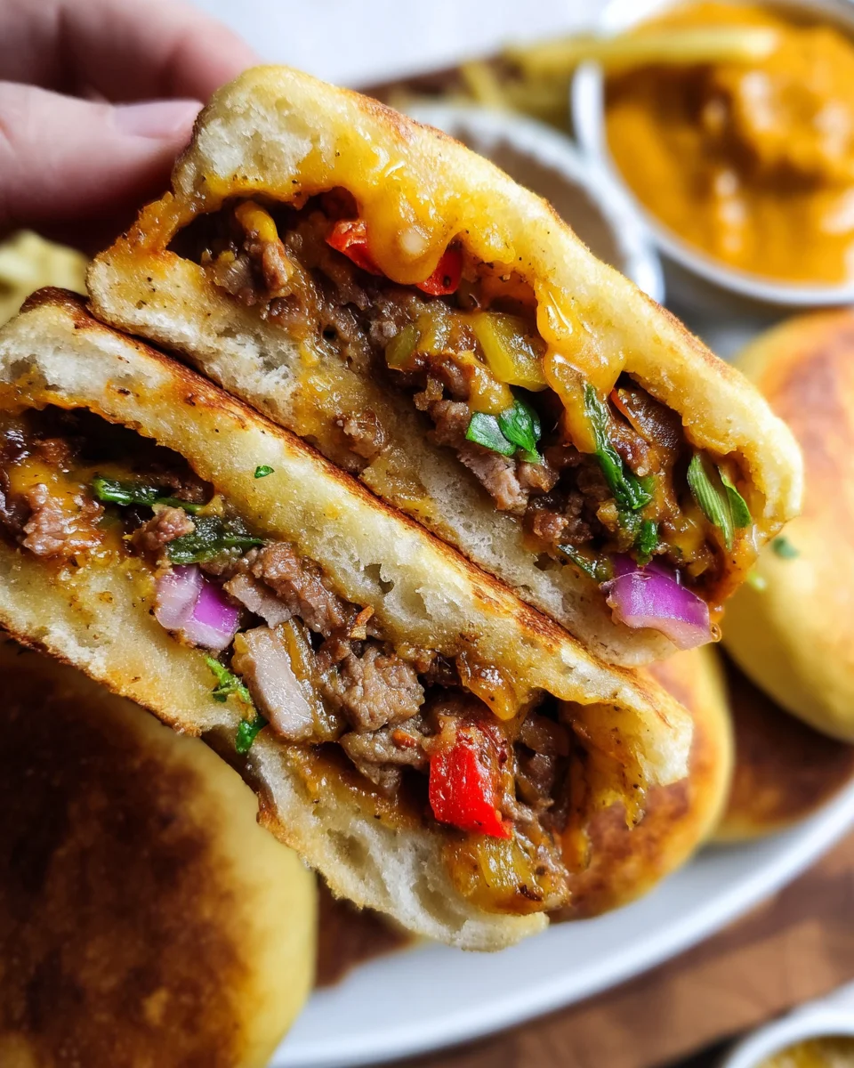 Fluffy Pan Bread With Beef Fluffy