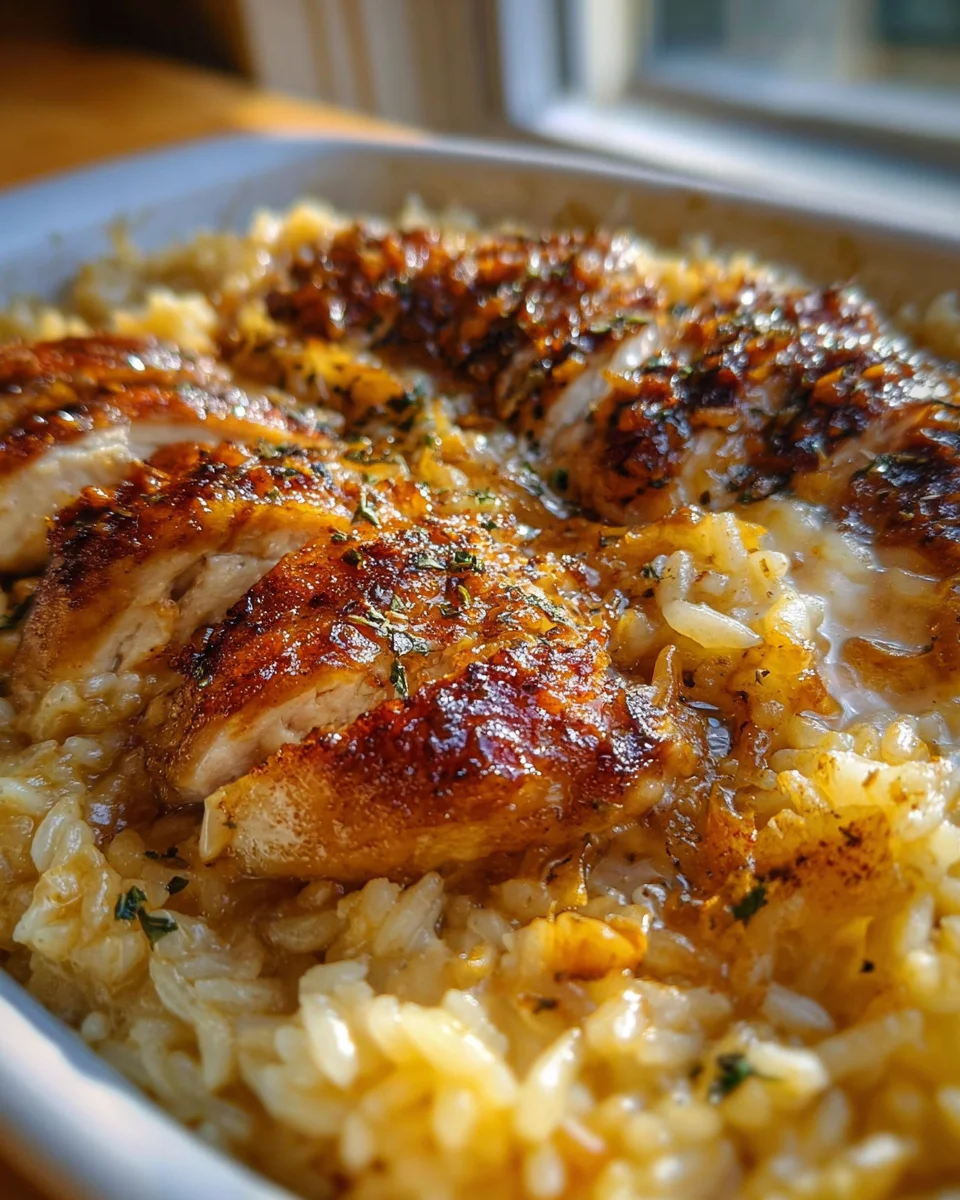 Forgotten Chicken and Rice Forgotten