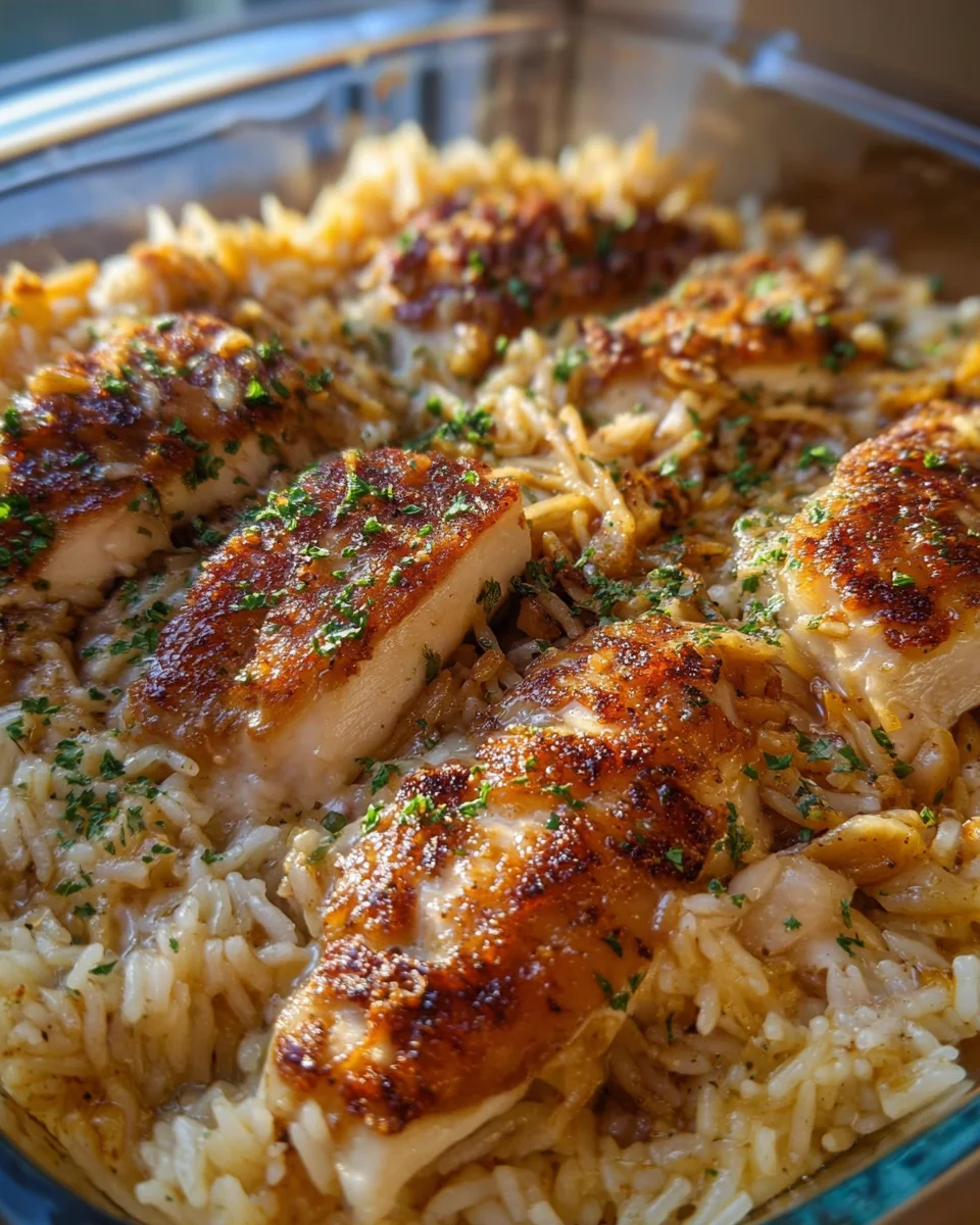 Forgotten Chicken and Rice Forgotten