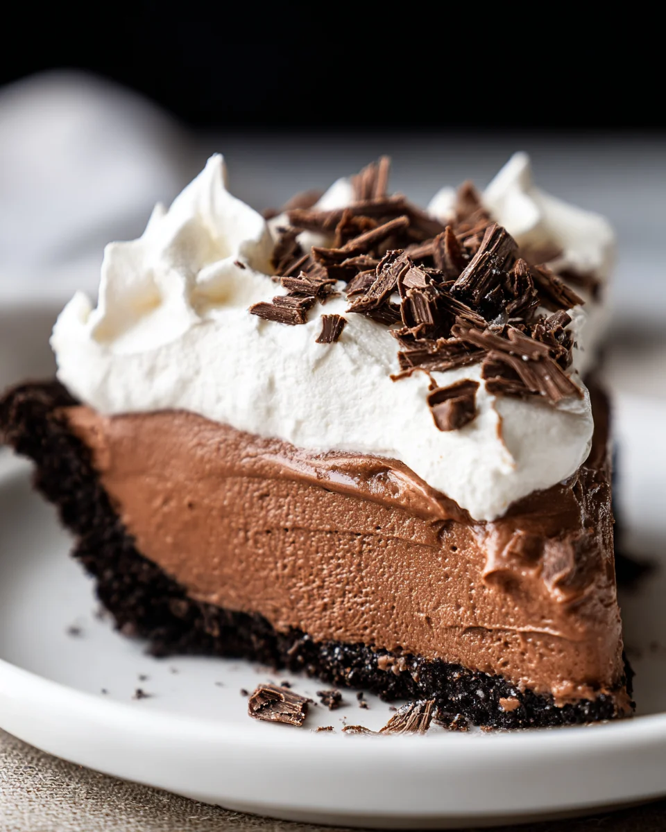 French Silk Pie French