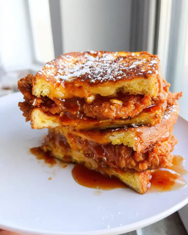 French Toast Fried Chicken Sandwich