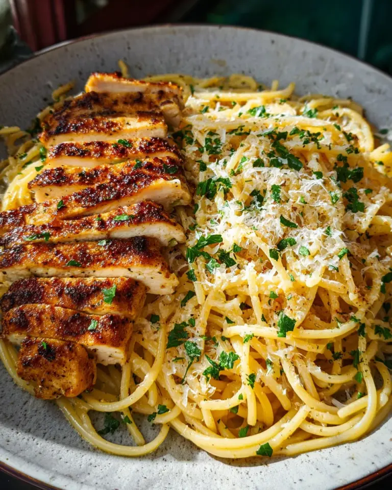 Garlic Butter Chicken Pasta