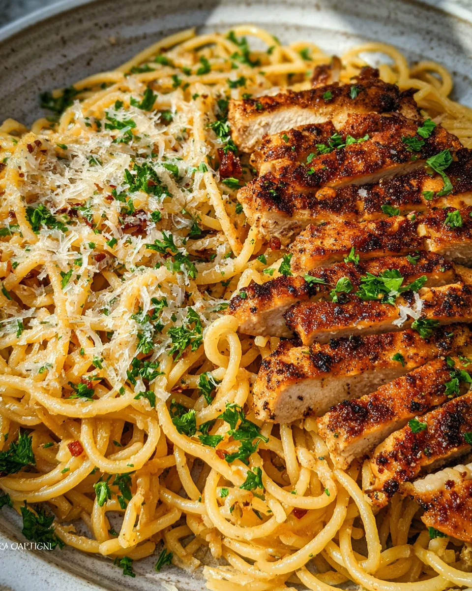 Garlic Butter Chicken Pasta Garlic