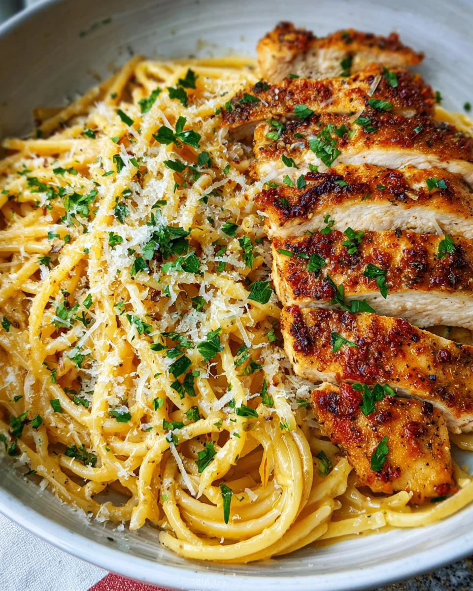 Garlic Butter Chicken Pasta Garlic