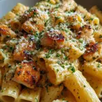Garlic Butter Chicken with Rigatoni and Parmesan Garlic Butter Chicken with Rigatoni and Parmesan