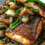 Ginger Onion Fried Sea Bass Ginger Onion Fried Sea Bass