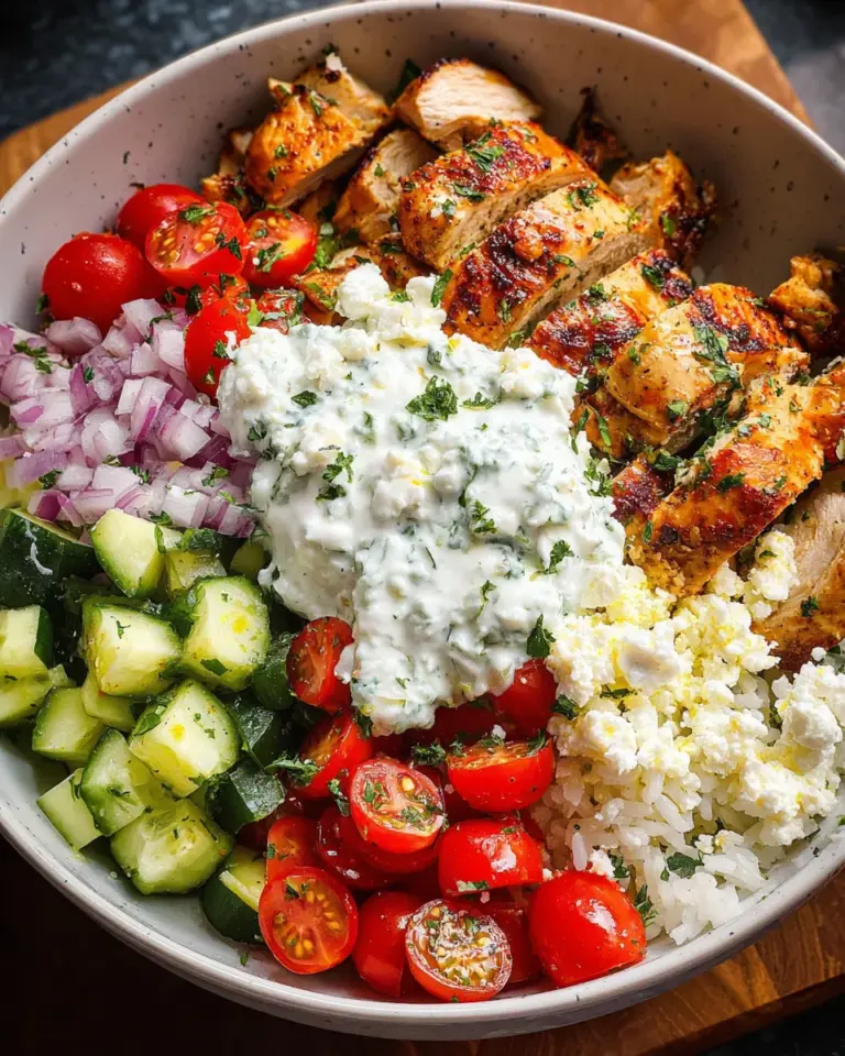 Greek Chicken Bowls